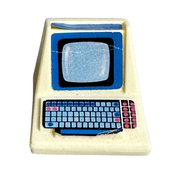 Vintage Barbie Dreamhouse Home Computer 1984 Office Desktop - Picture 1 of 7